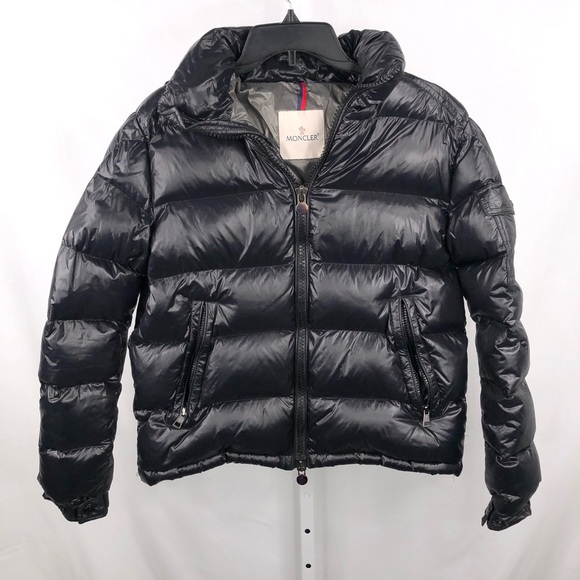 Man’ Moncler Puffer Jacket Size Black 1! 100% Authentic!!! - Picture 1 of 9